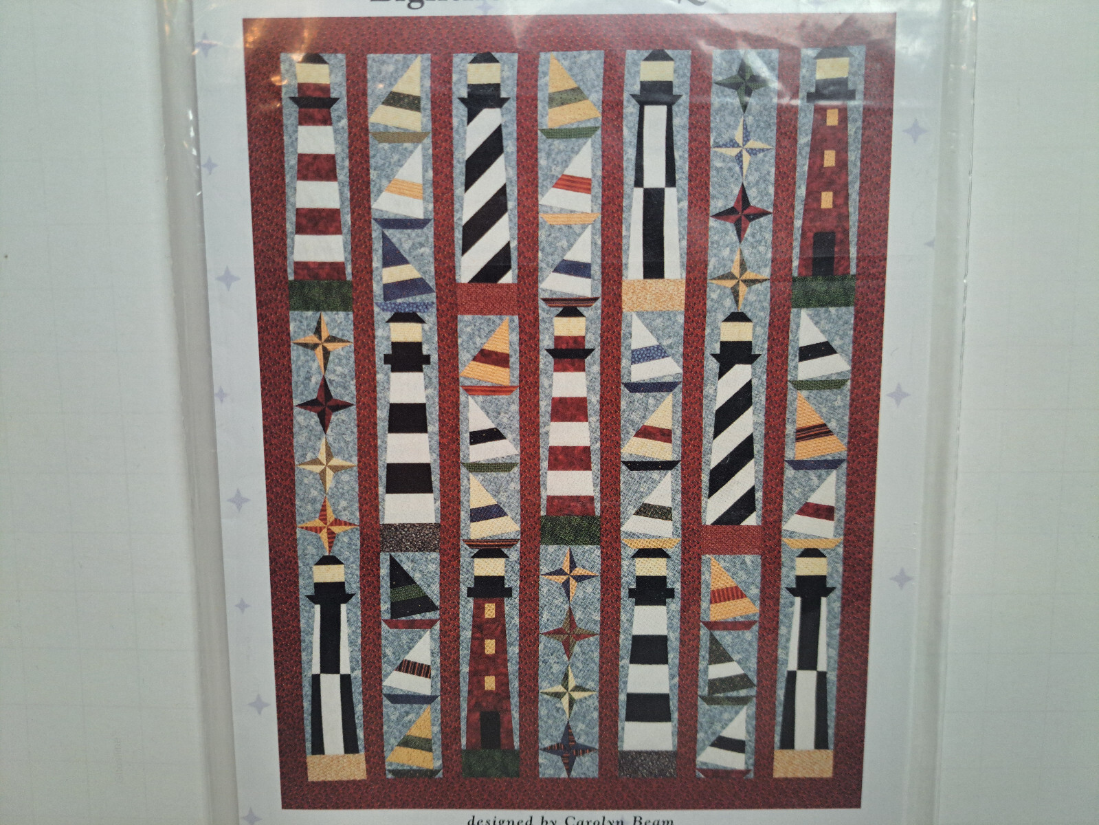 Colorado Quilt Designs Quilts Pattern - Lighthouse Row Quilt #CQD2009 - Uncut