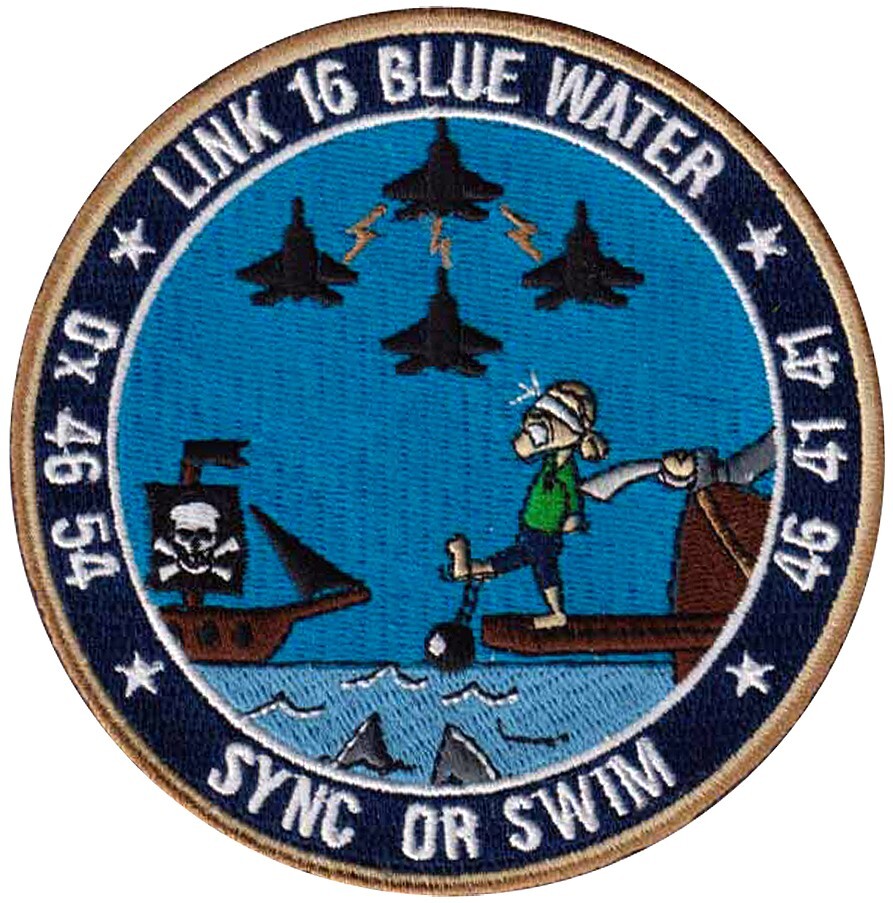 USAF 412th TEST ENGINEERING GROUP – LINK 16  PATCH
