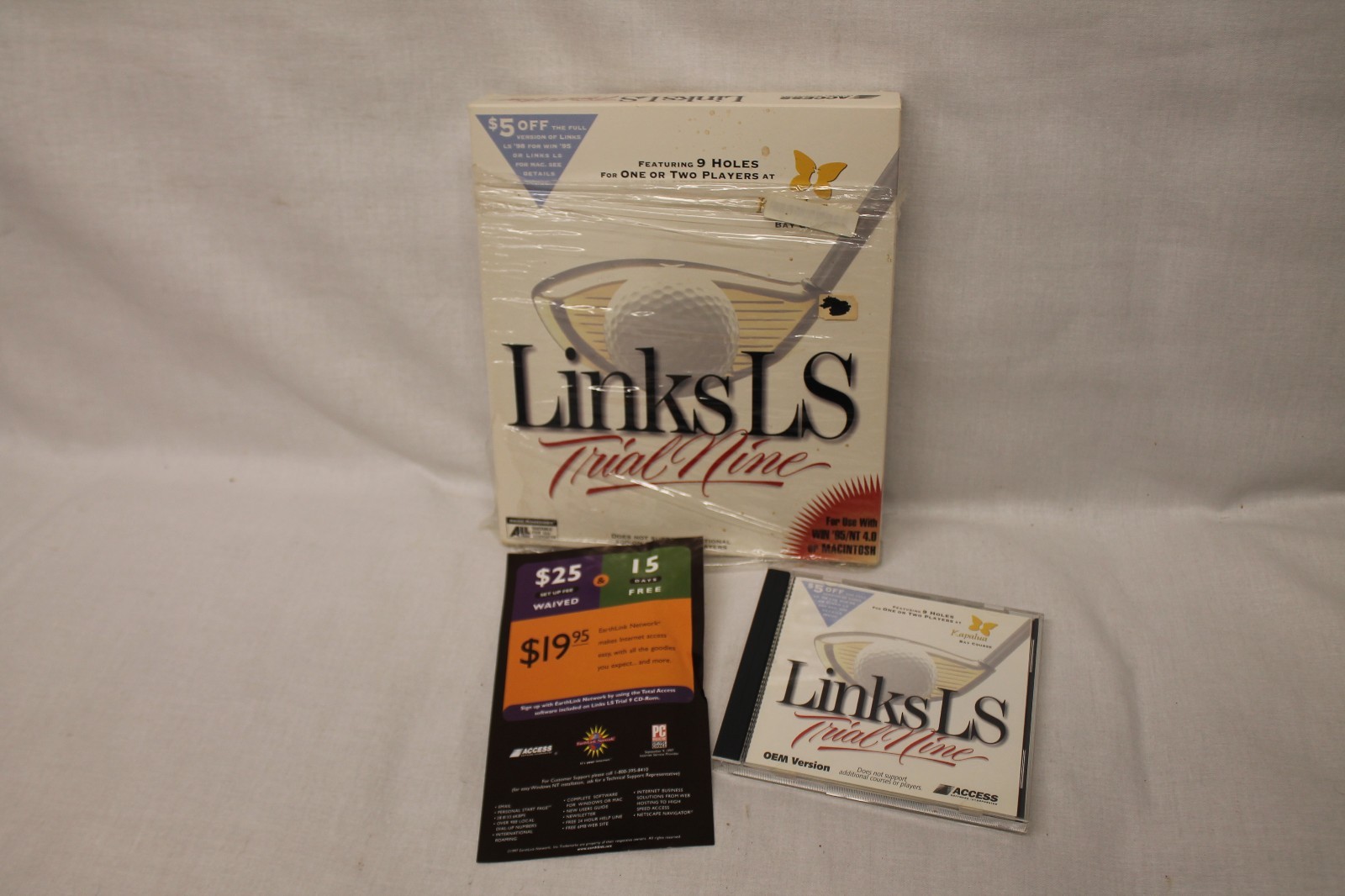 Links LS Trial Nine PC 1997 Holes Kapalua Bay Course Windows 95 NT 4.0 And Mac