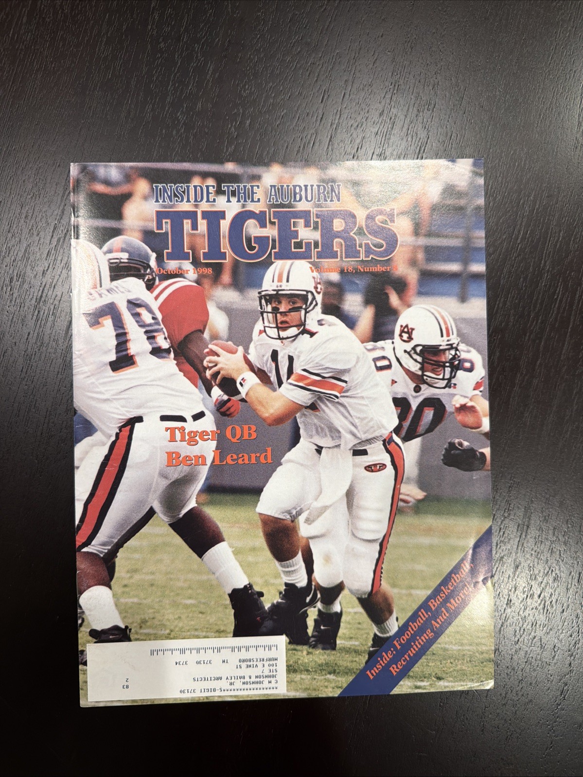 Inside The Auburn Tigers 1998 Ben Leard