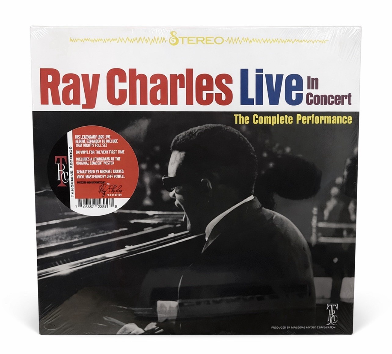 Ray Charles Live In Concert RSD limited to 900 nation wide! NEW 2026 LITHOGRAPH