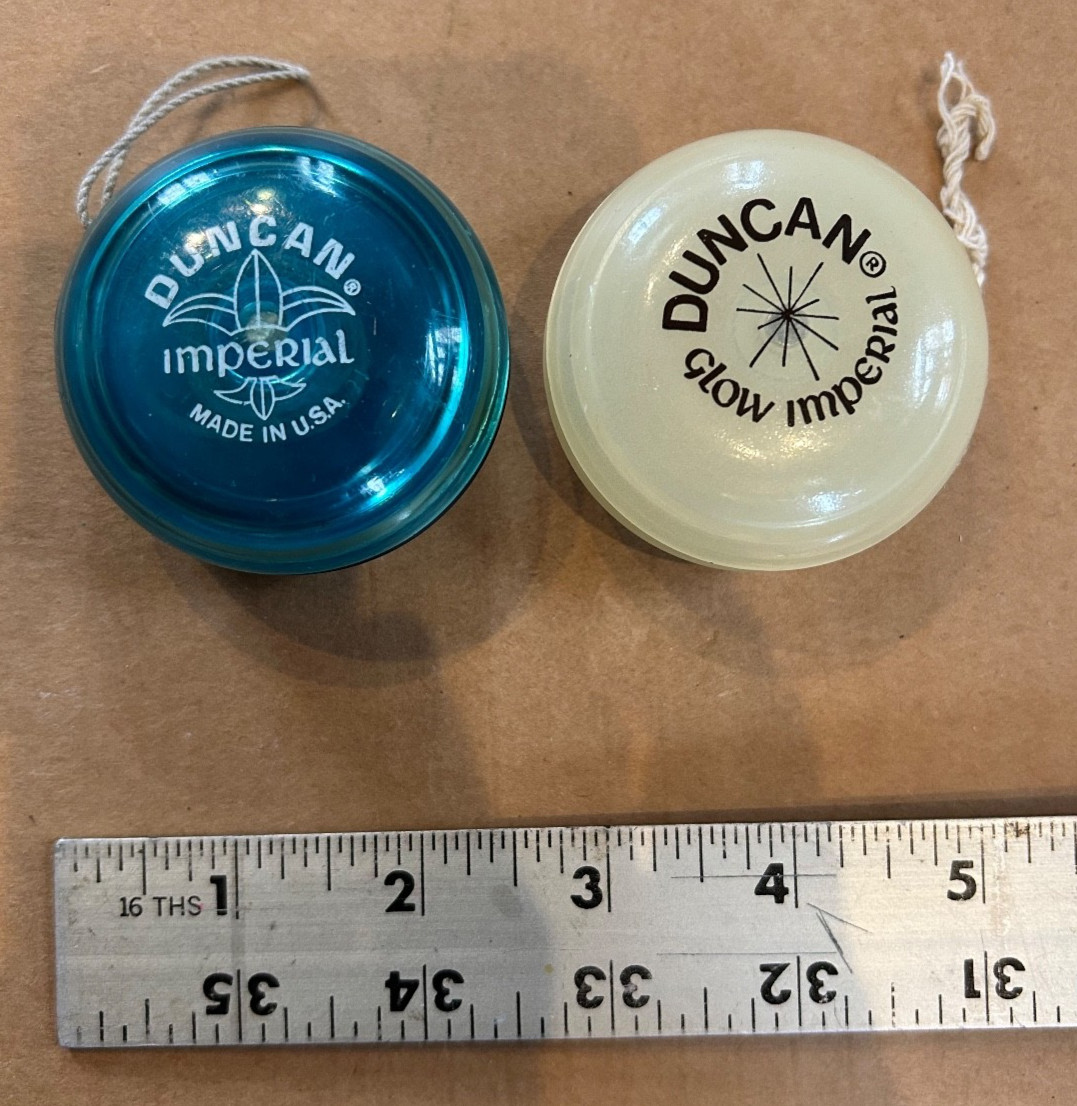 Vintage Duncan YoYo's Glow Imperial Lot of 2