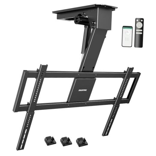 Motorized Ceiling TV Mount for TVs, Holds up to 121 lb | Lower VESA 43-86 Inch
