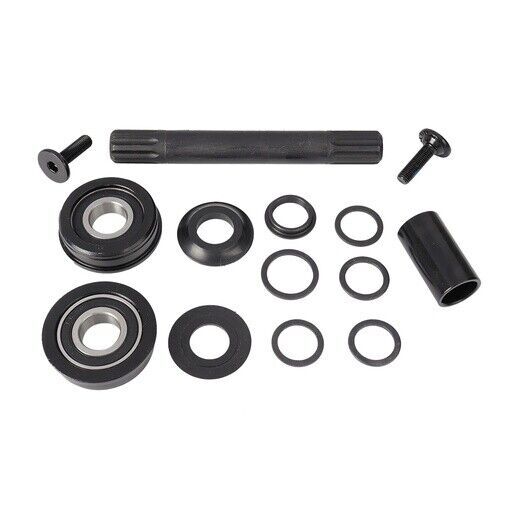 PRO+ Bike Bicycle Bottom Bracket Sealed Bearings US w/8t Spindle Axle Black