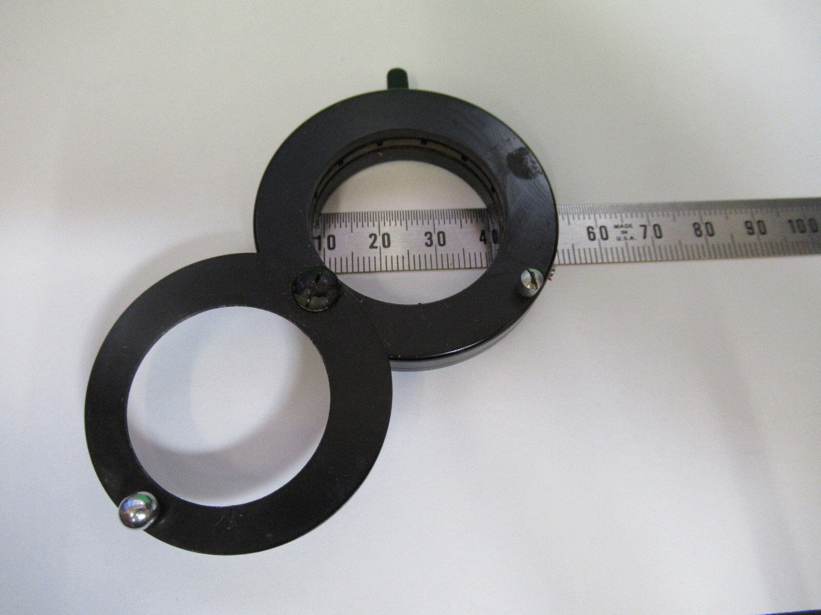 AO AMERICAN OPTICS DIAPHRAM IRIS MICROSCOPE PART AS PICTURED X5-A-51
