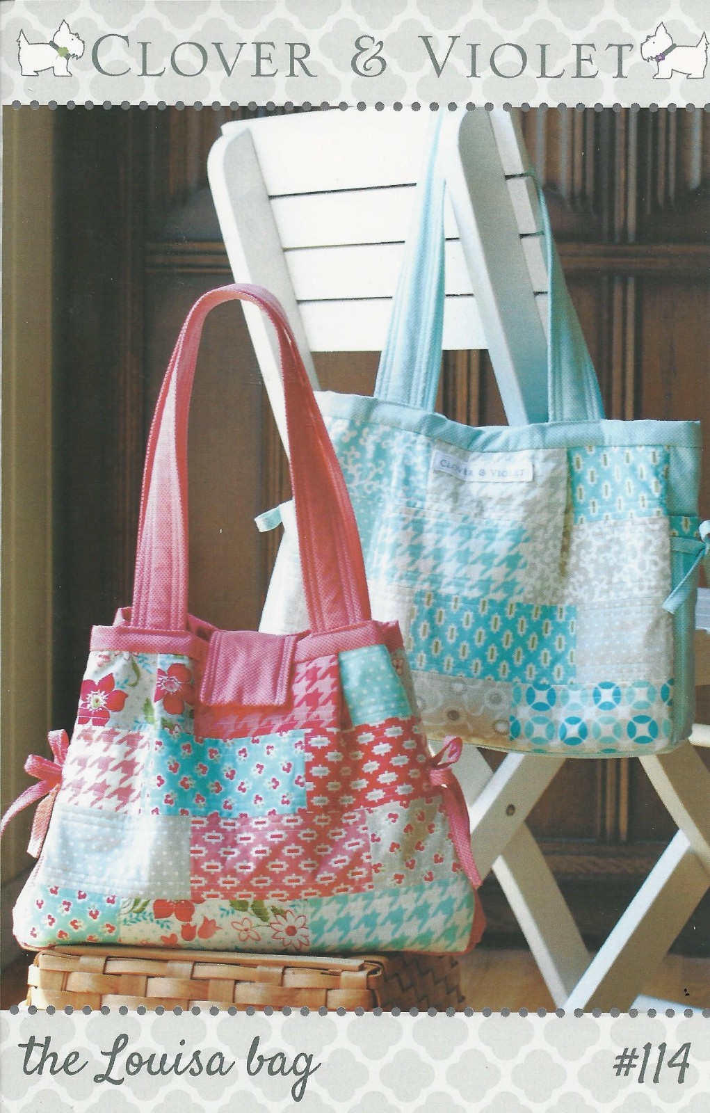 the Louisa bag by Clover & Violet #114