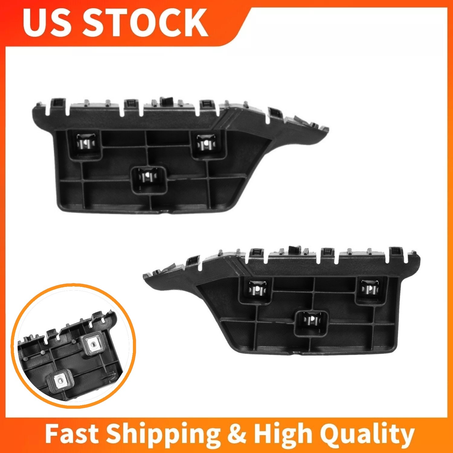 For Chevy Suburban Tahoe 2015-2020 Front Left & Right Bumper Brackets 22806323