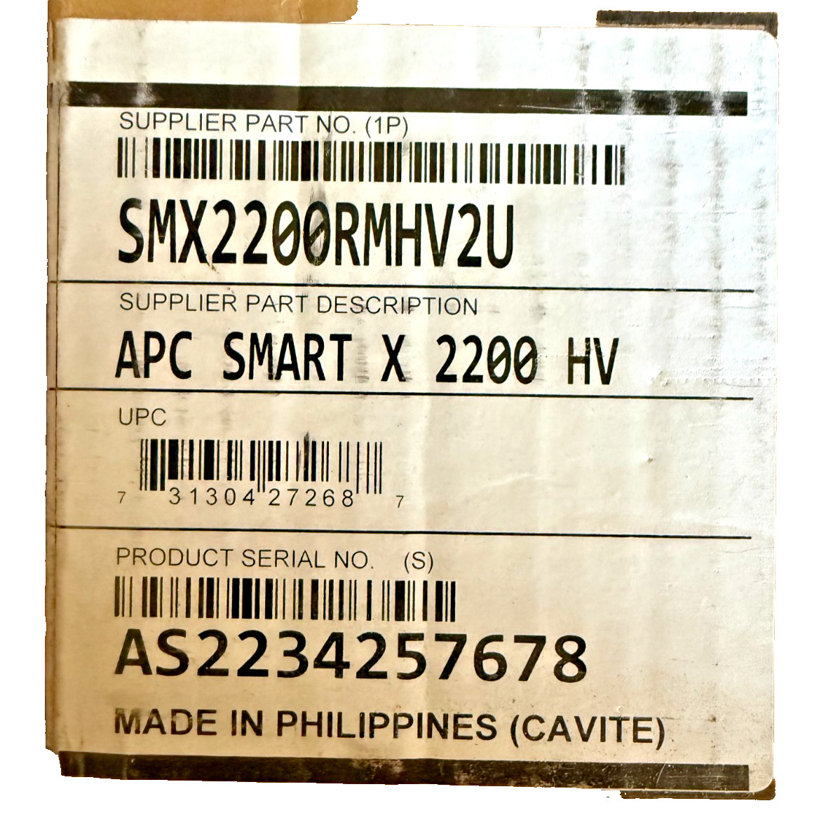 APC Smart-UPS X 2200VA (HV)
