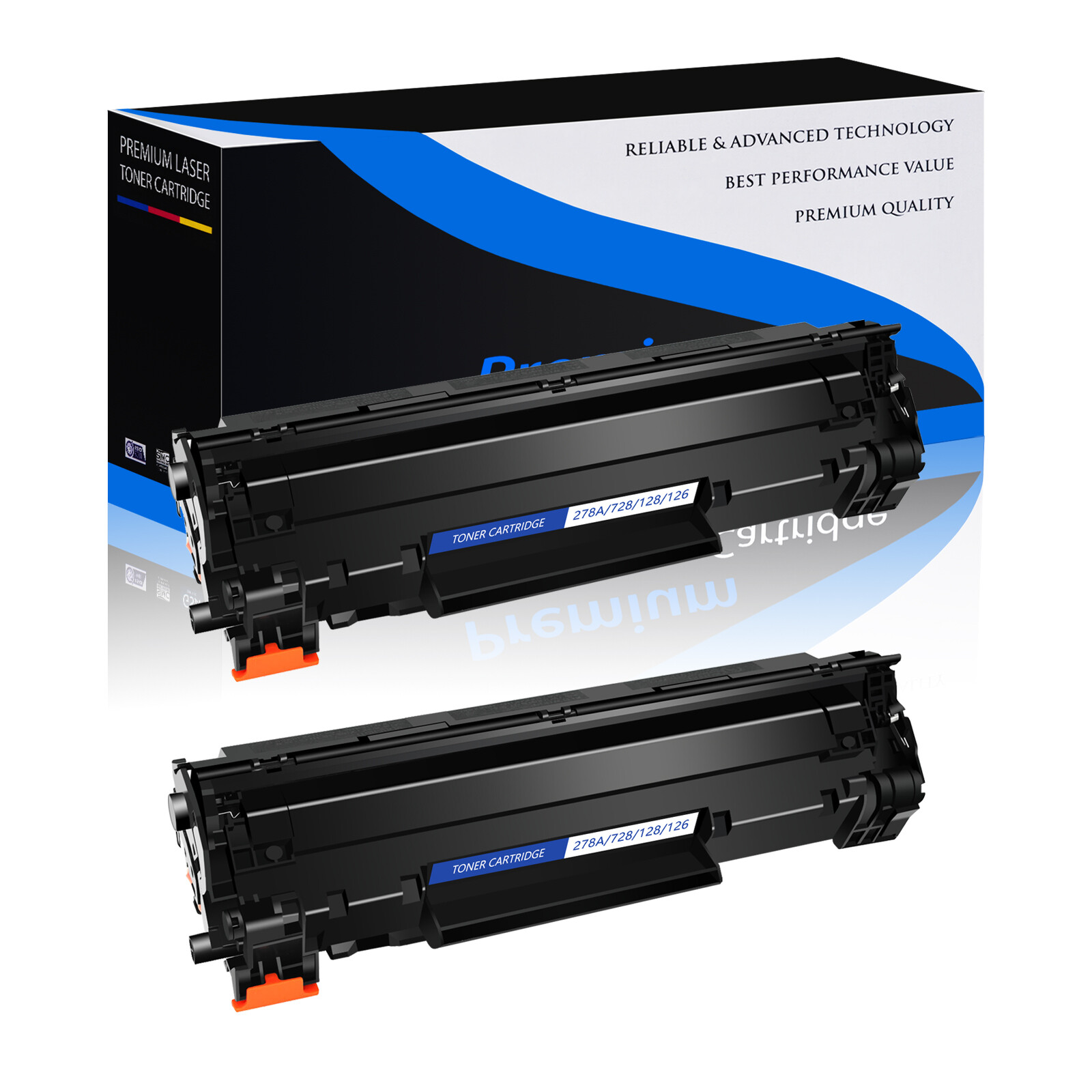 2 Pack High Yield 78A CE278A Toner Cartridge For HP LaserJet Pro P1560 P1566 INK