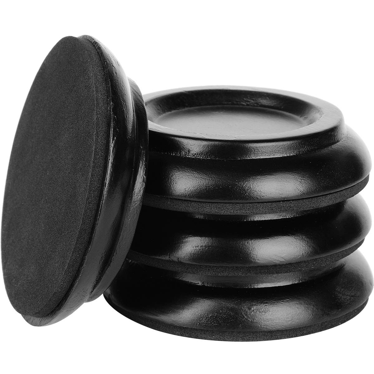 Eison Piano Caster Cups for Upright Piano Wooden Piano Caster Piano Leg Floor...