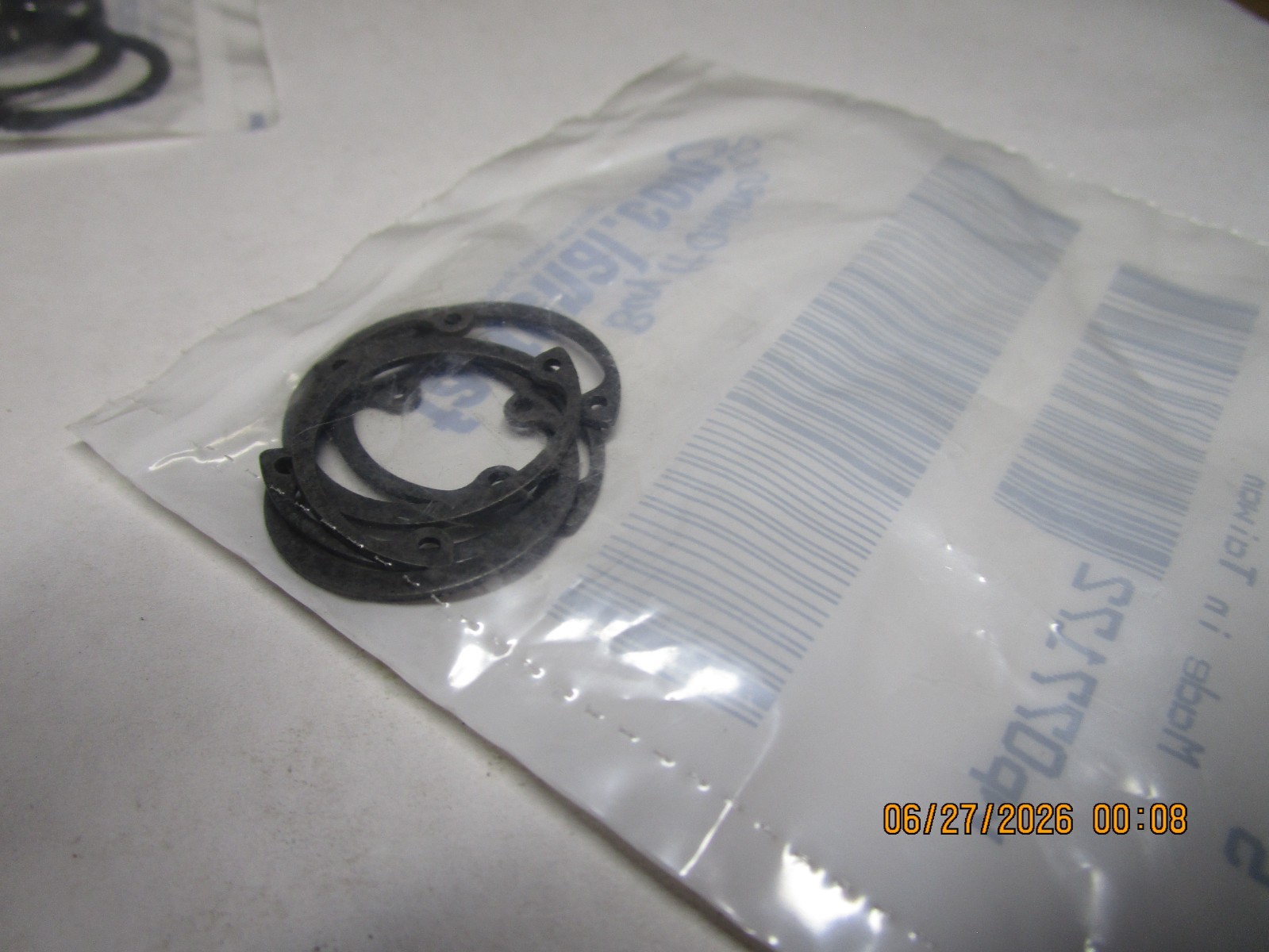 15/16"Dia 1.041"FreeOD Phosphate Carbon Steel Internal Retaining Ring QTY 5