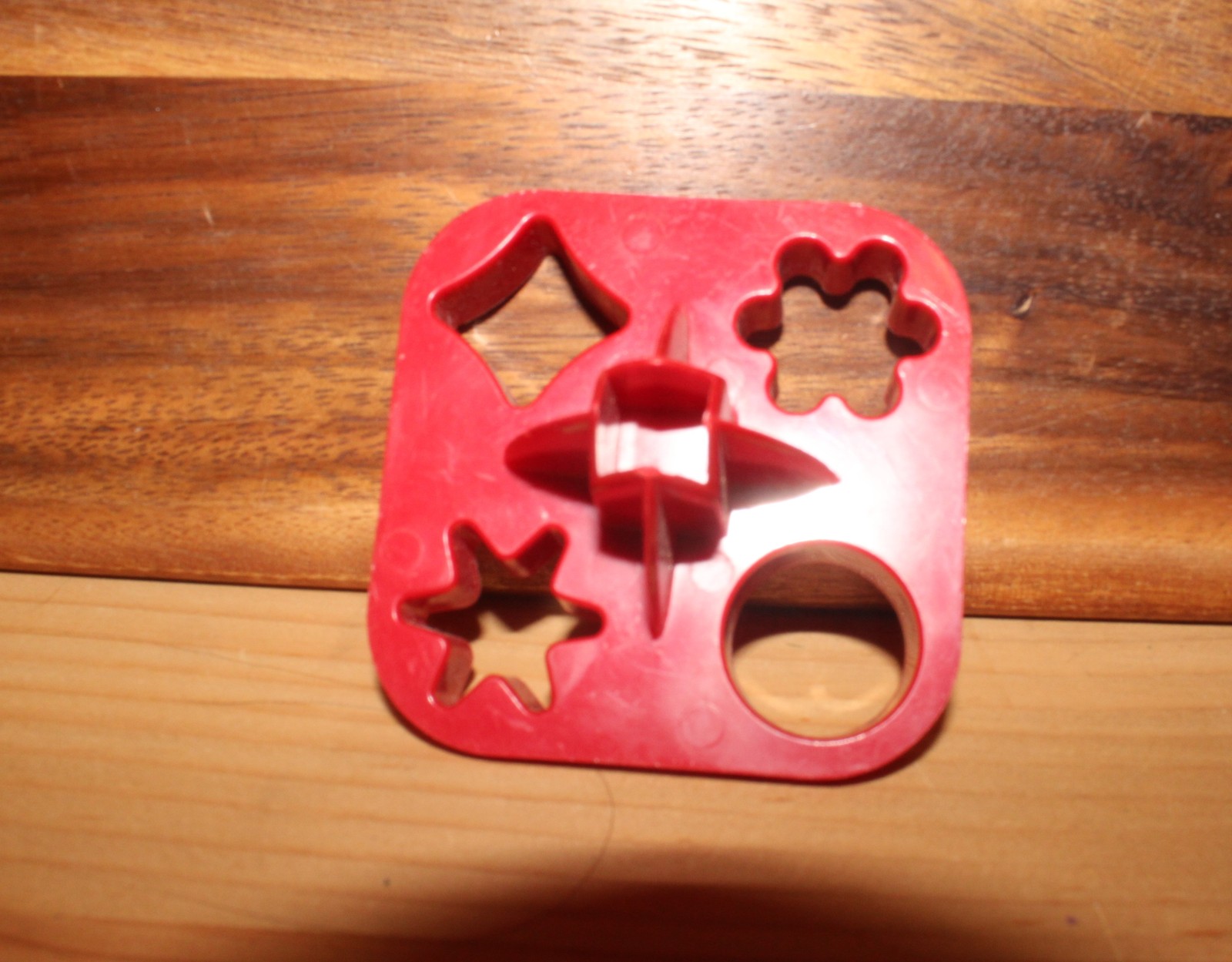 Toy Dishes ~ Tupperware cookie cutter