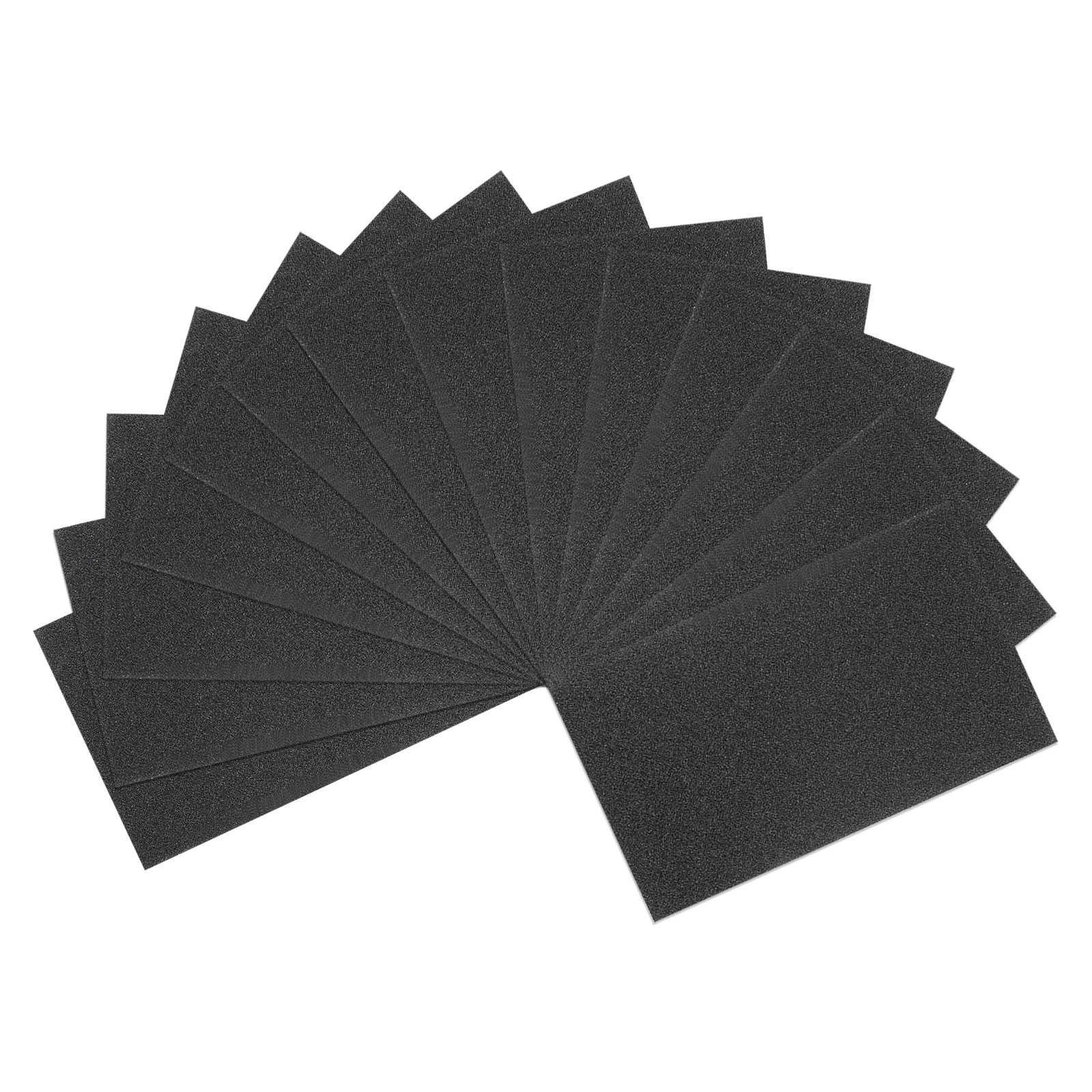 15pcs Sandpaper 80 Grit Waterproof Backing Abrasive Wet Dry Sanding Sheets