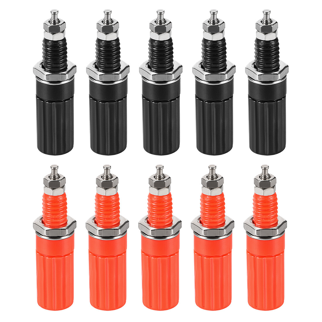 5 Pairs Binding Post M8 Thread Amplifier Connector Banana Plug Jack Socket