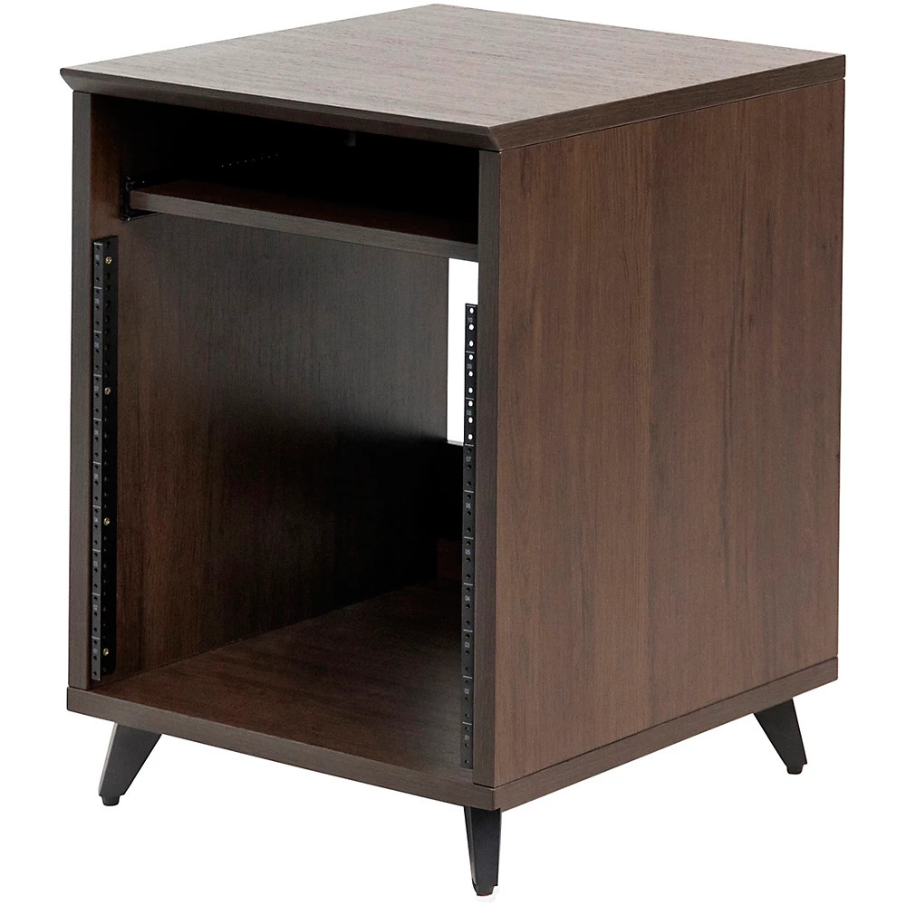 Gator Frameworks Elite Furniture Series 10U Studio Rack Table Dark Walnut