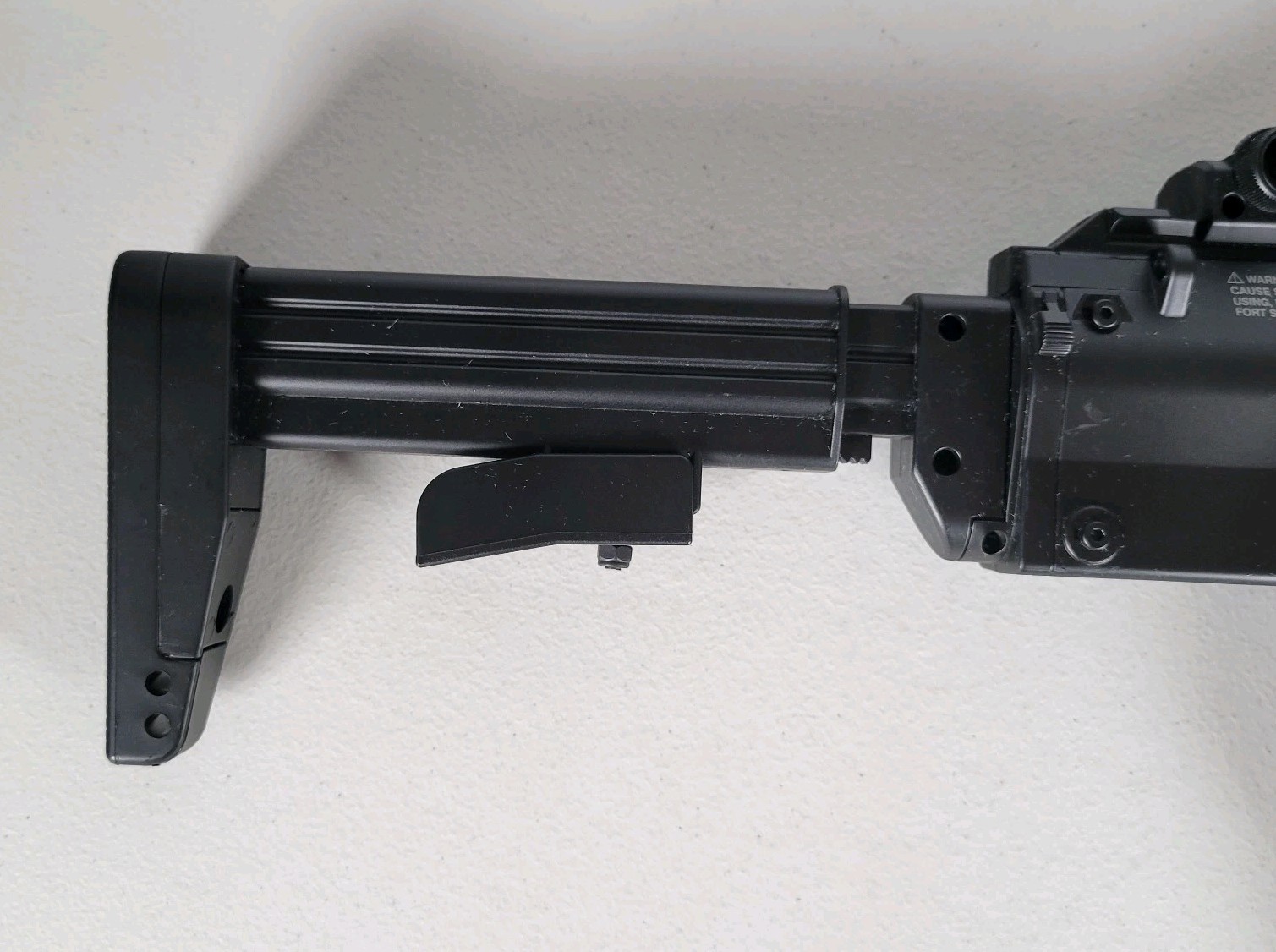 H&K MP7 SMG Airsoft Electric With Grip And Stock Heckler Koch Umarex Untested