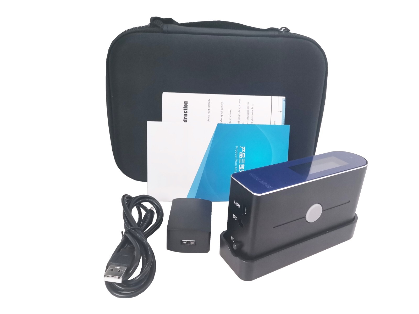 Single Angle Gloss Meter 60 Degree Glossmeter with 0-200Gu for Paint Ink Plastic