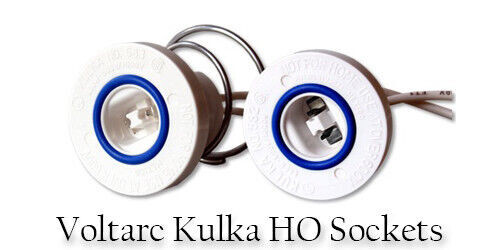 Sign sockets Kulka Light 582-G & 583-G ROUND Snap-in Sockets Lamp Holders.