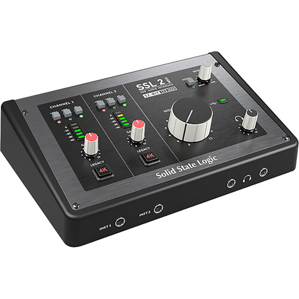 Solid State Logic SSL 2 MKII - 2x2 USB Audio Interface w/ Headphones & XLR Cable