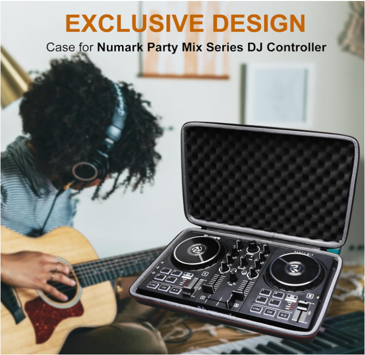 EVA Storage Case for Numark Party Mix II or Numark Party Mix, DJ Drum Controller