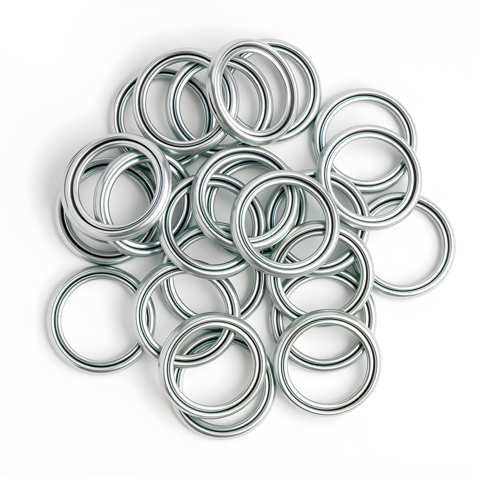 25pcs Oil Drain Plug Crush Washer Gasket Seal Fit M14 Replacement for...