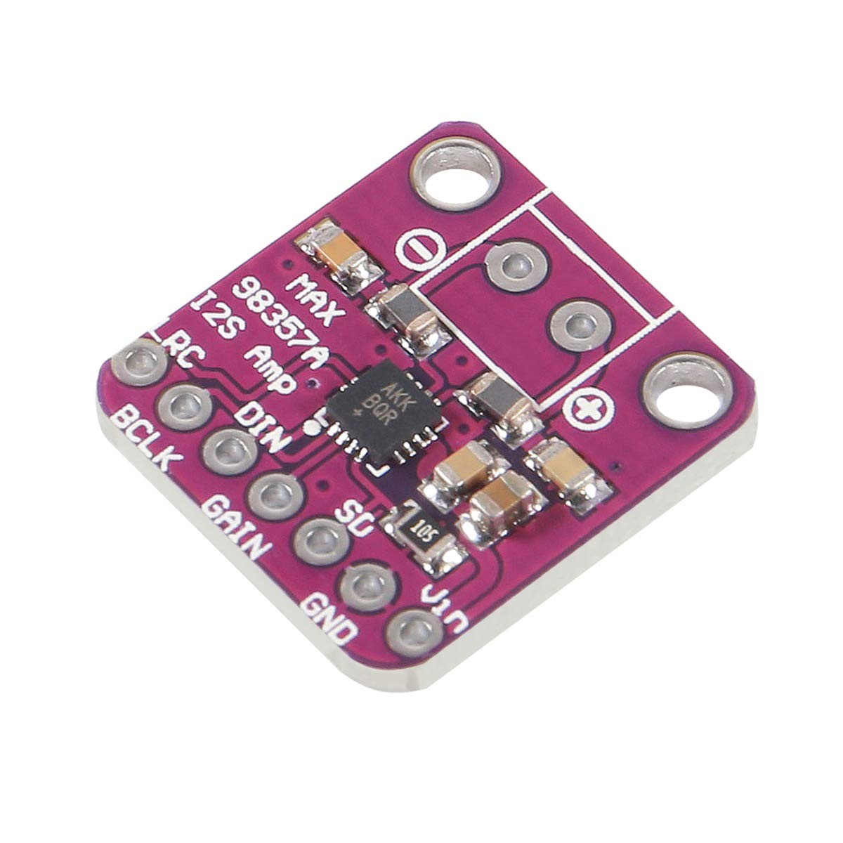 5PCS MAX98357 I2S Audio Amplifier Module,Audio Amplifiers Filterless Class D ...