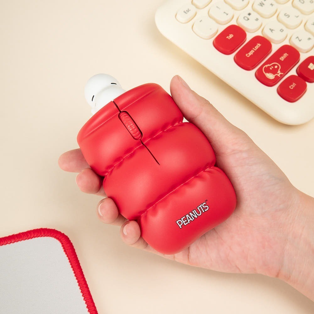 Royche Snoopy Bluetooth Wireless Mouse Multi Pairing Figure Cute Korea