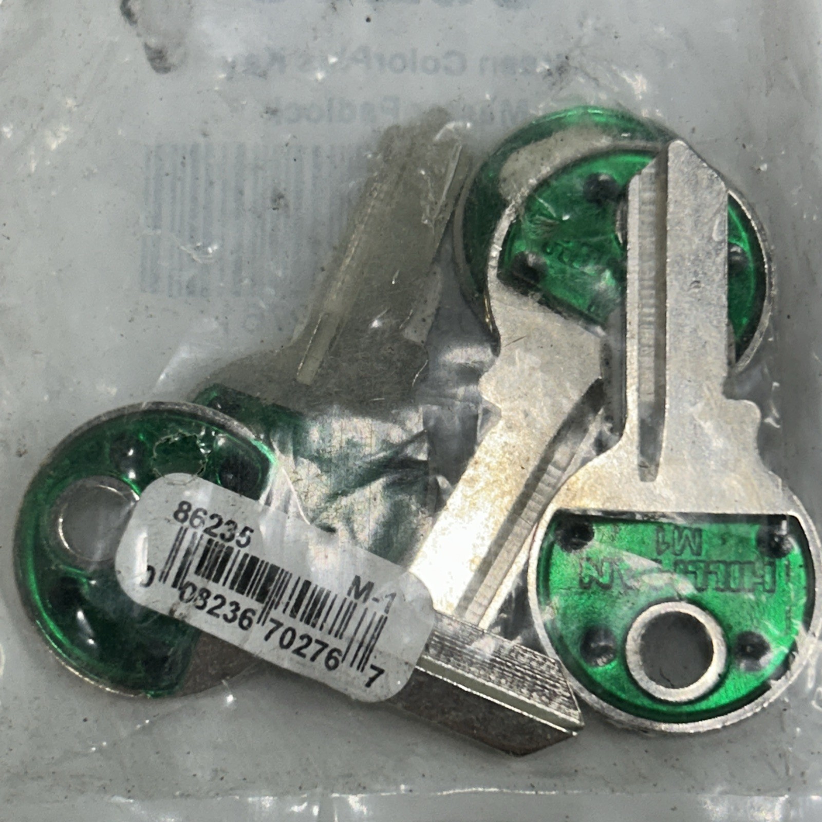 Hillman 86235 Brass Nickel M1 Universal Single Sided Blank Key (Pack of 5)
