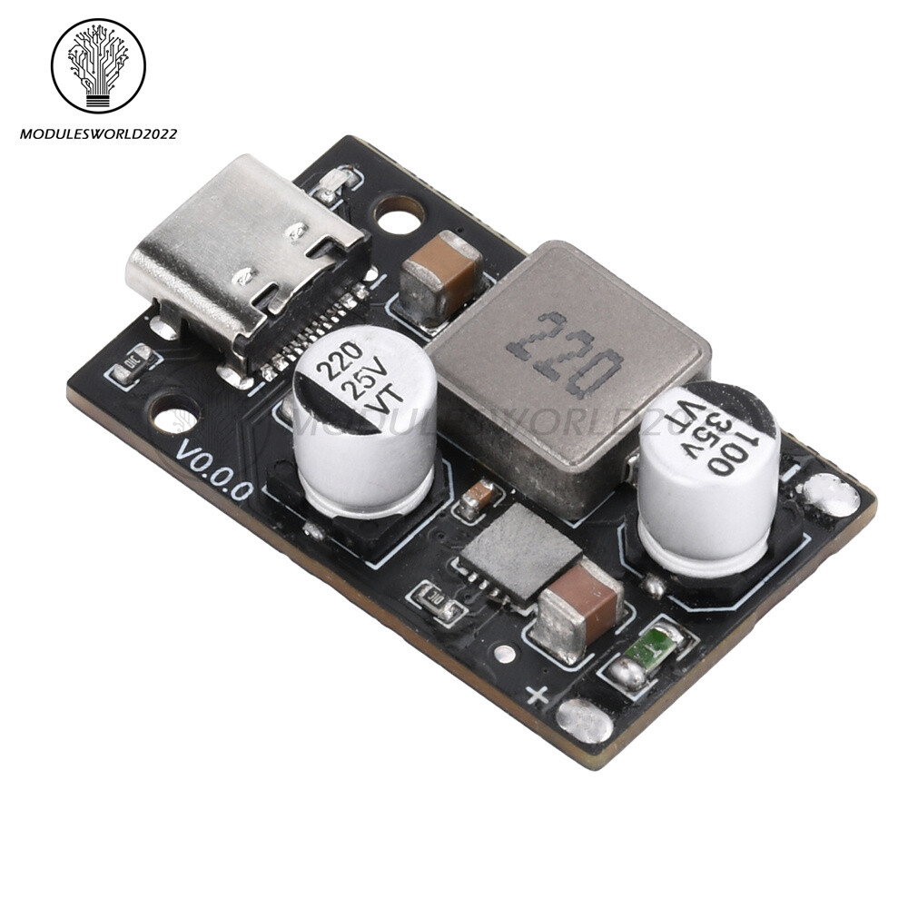 1-10*DC8~30V PD65W Fast Charging Module Step-Down Support PD3.1 QC3.0 SCP Type-C