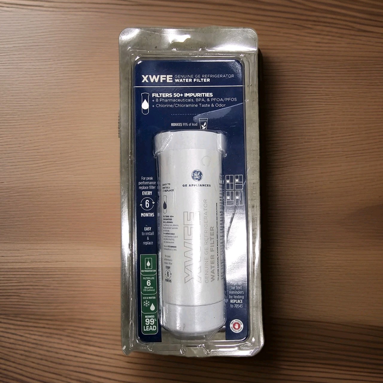 GE XWFE Genuine Refrigerator Water Filter WITH CHIP 100% Authentic Dmgd Packagin