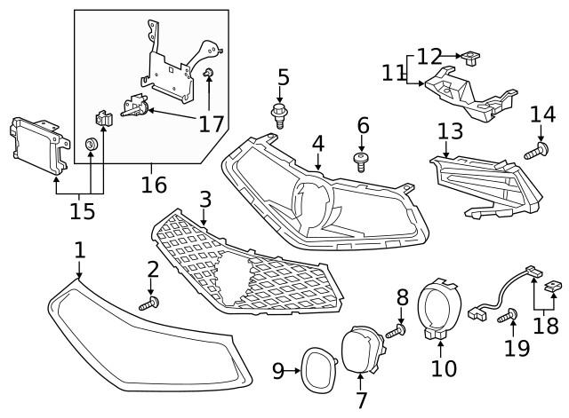 Genuine Acura Bracket Assembly 36801-TZ3-A51
