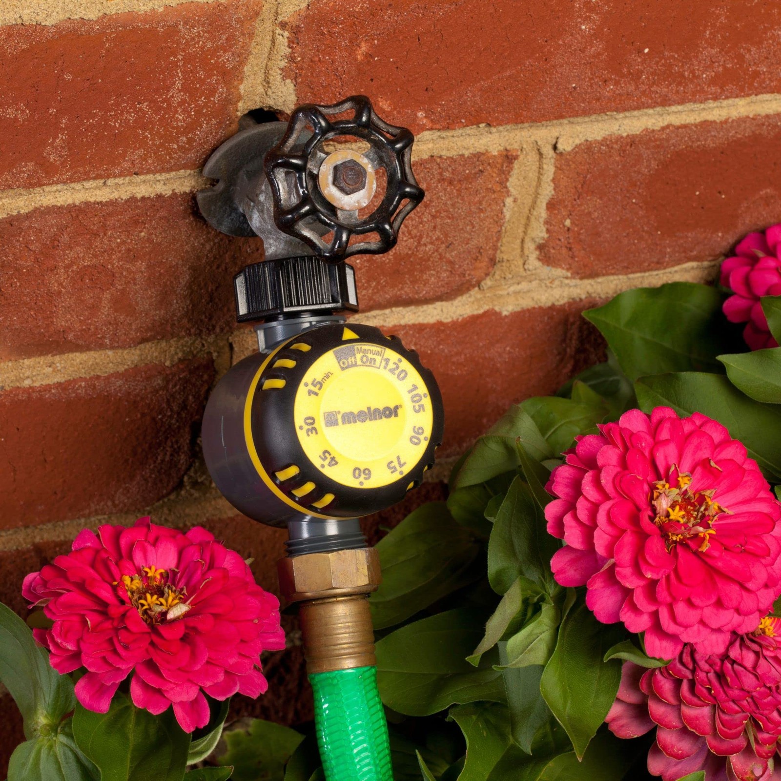 65136AMZ Mechanical Timer Black Yellow Lawn Garden Sprinkler Controller