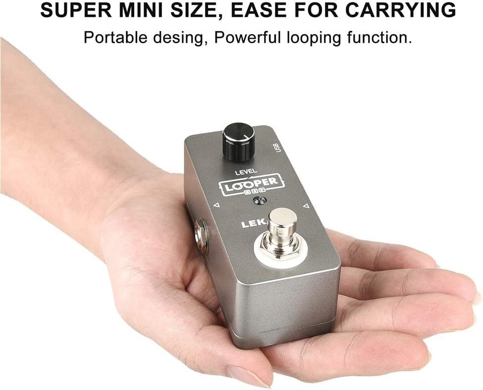 Portable Mini Looper Pedal USB Connectivity