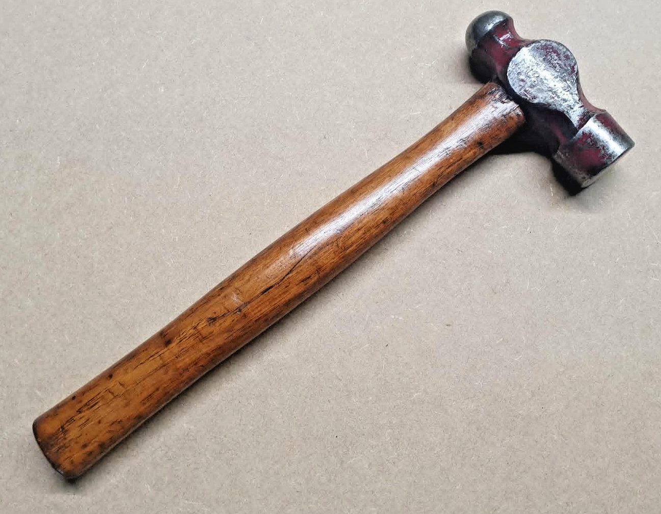 Vintage Whitehouse 1 1/2lb Ball Pein Hammer 1964 Old Engineering Hand Tools Tool