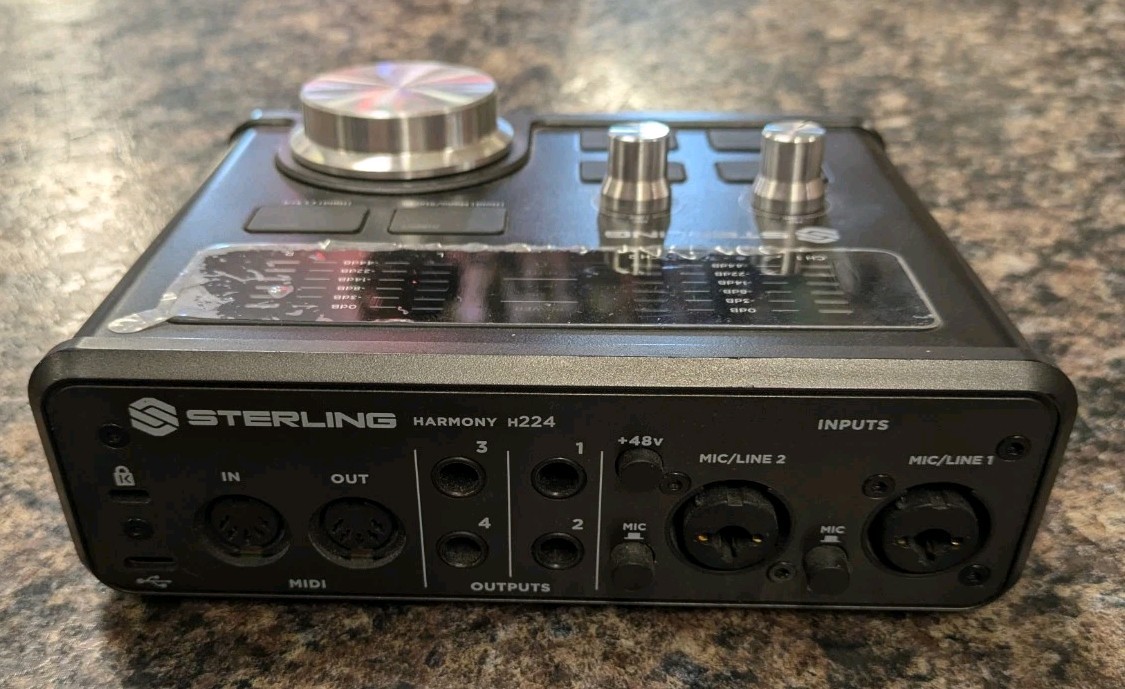 Sterling Harmony H224 24 Bit 192kHz USB Audio Interface