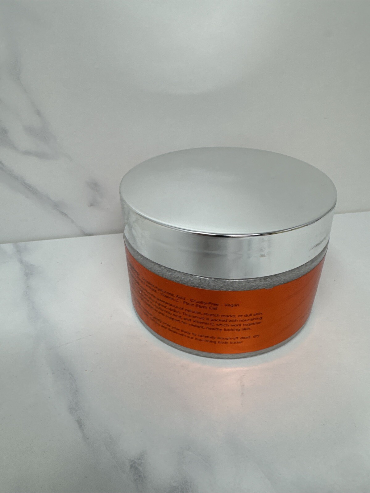 Grace Vitamin C Salt Scrub 10oz./283.5g. Plant Stem Cell Hyaluronic Acid NEW