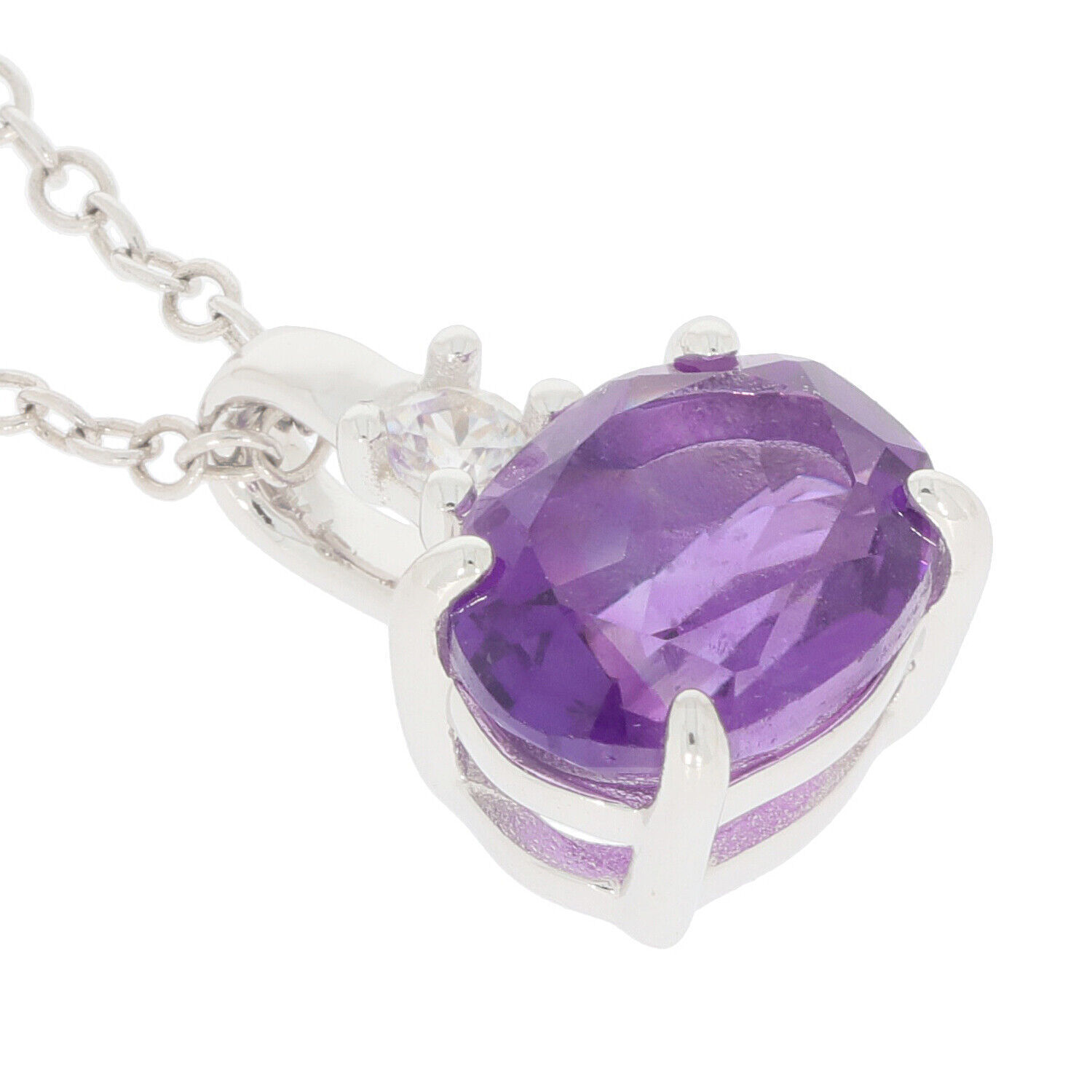 Sterling Silver Semi Mount Pendant Setting Oval OV 8X6mm