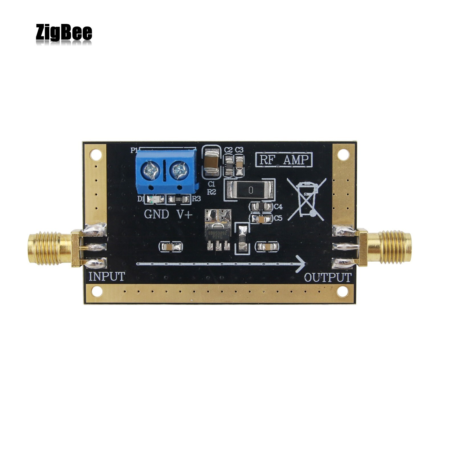 SBB5089 Module RF Power Amplifier RF Power Amp Designed with 50M-6GHz Wideband