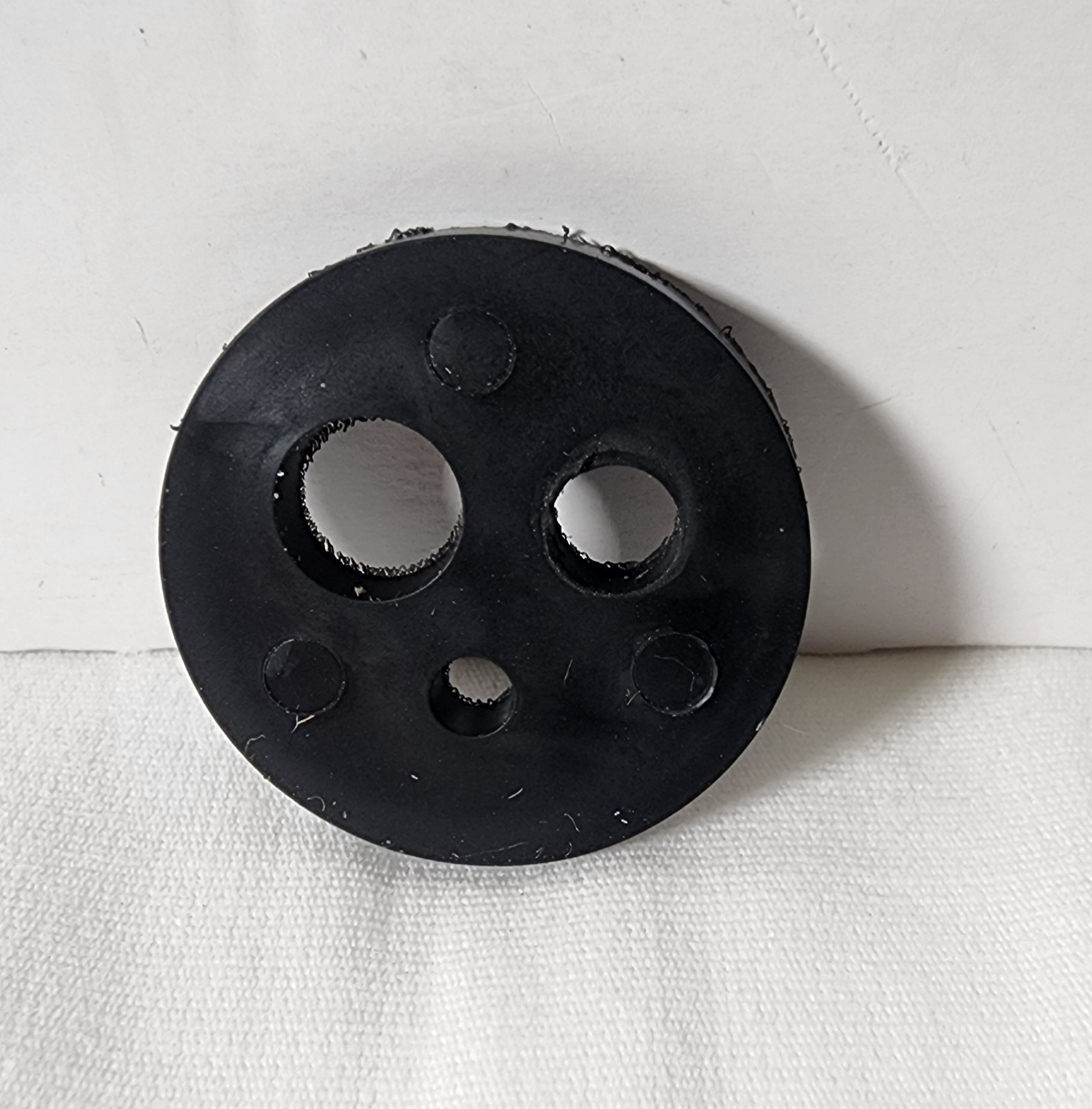 Pegboard or Slatwall Peg J Hook Product Stopper Retainer.  1" Rubber USA (50)