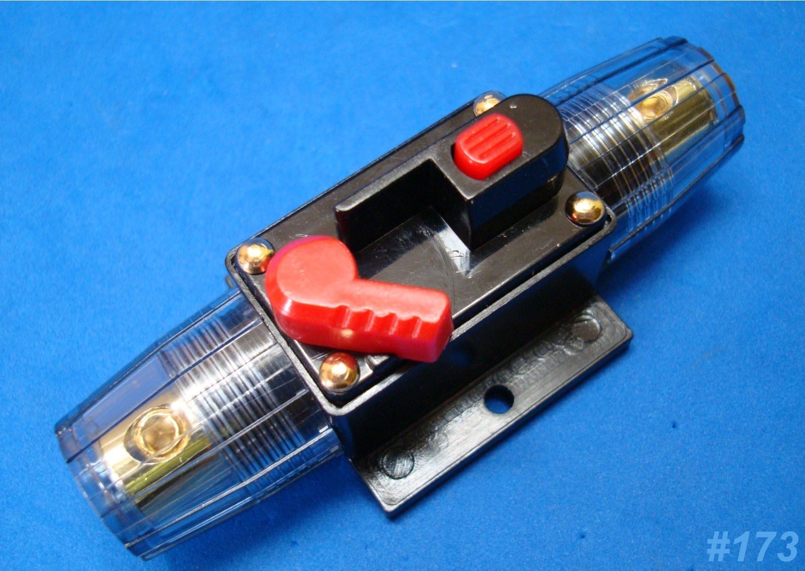 INLINE AUTO WATERPROOF 80-AMP CIRCUIT BREAKER MANUAL RESET SWITCH 12VOLT 4 8 AWG