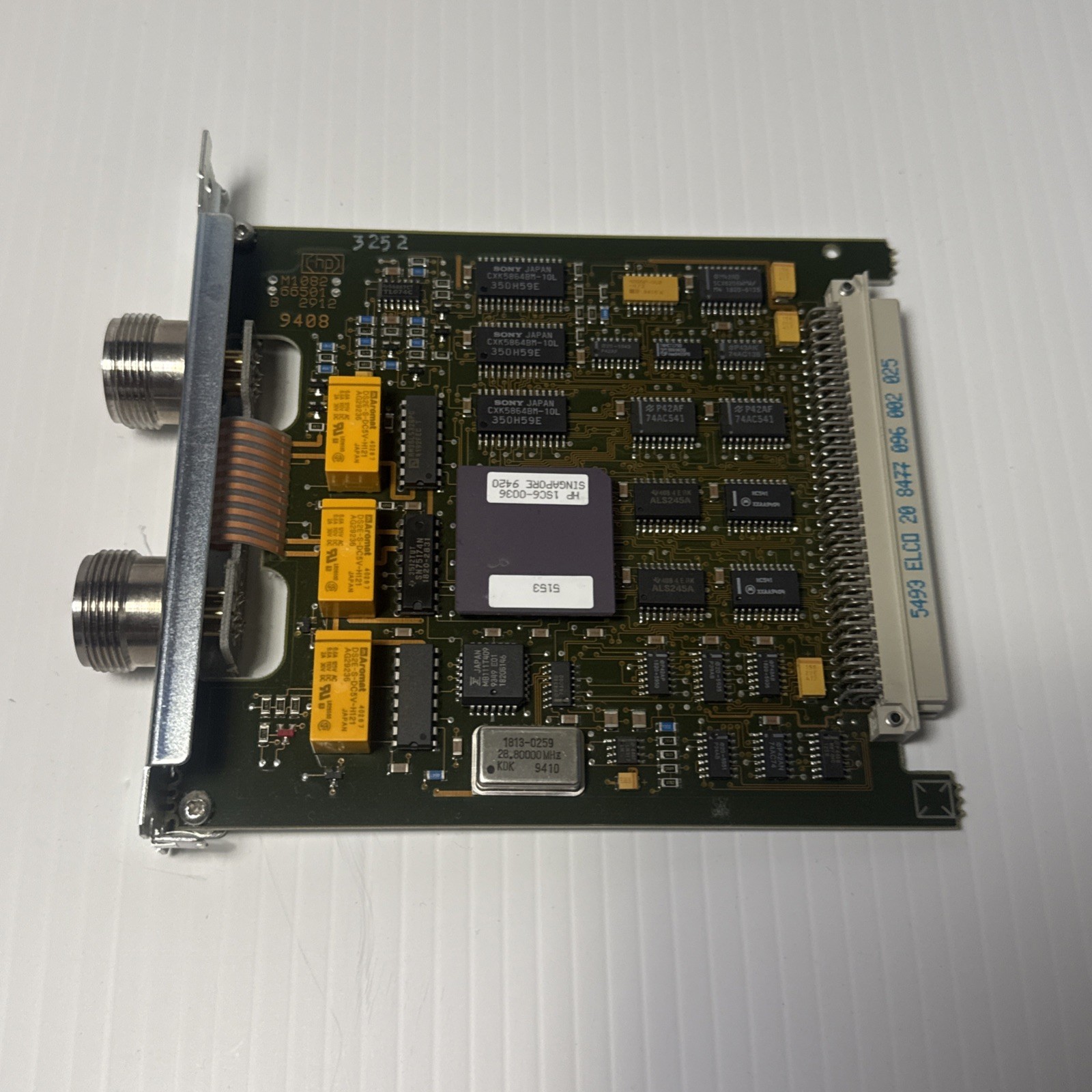 HP Agilent #M1082-66501 Module Serial Distribution Network Interface Card Board