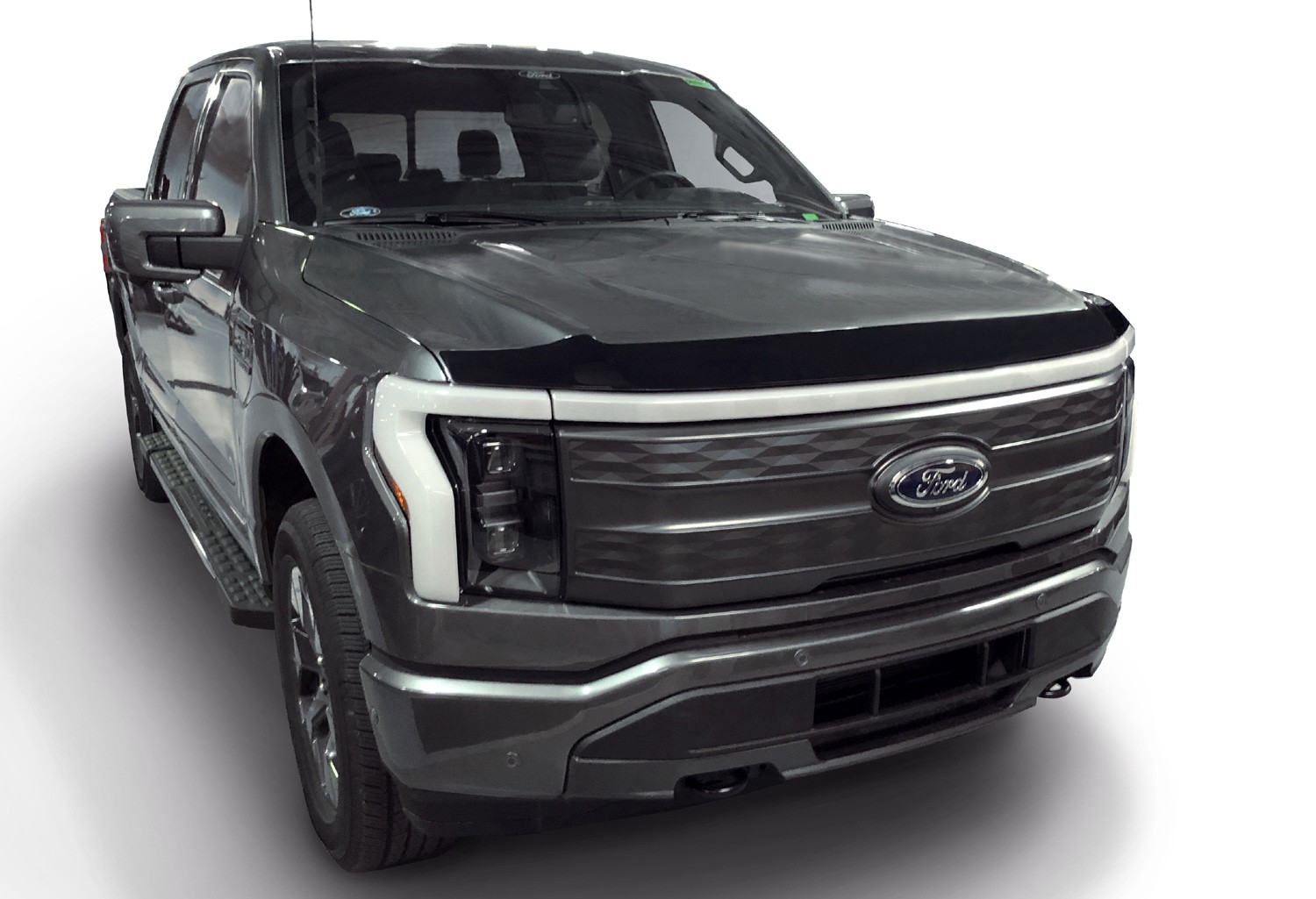 Ford Aeroskin Smoke Hood Protector by Husky Liners F-150 Lightning 2022-2026