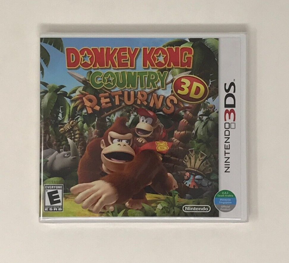 Donkey Kong Country Returns 3D Nintendo 3DS Brand New & Factory Sealed!