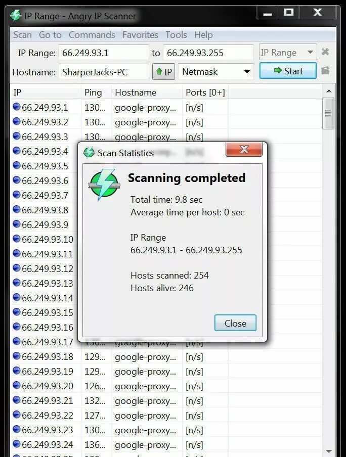 Angry IP Scanner ~ Full Network Scan & Port Scanner Software PC for Windows ~ CD