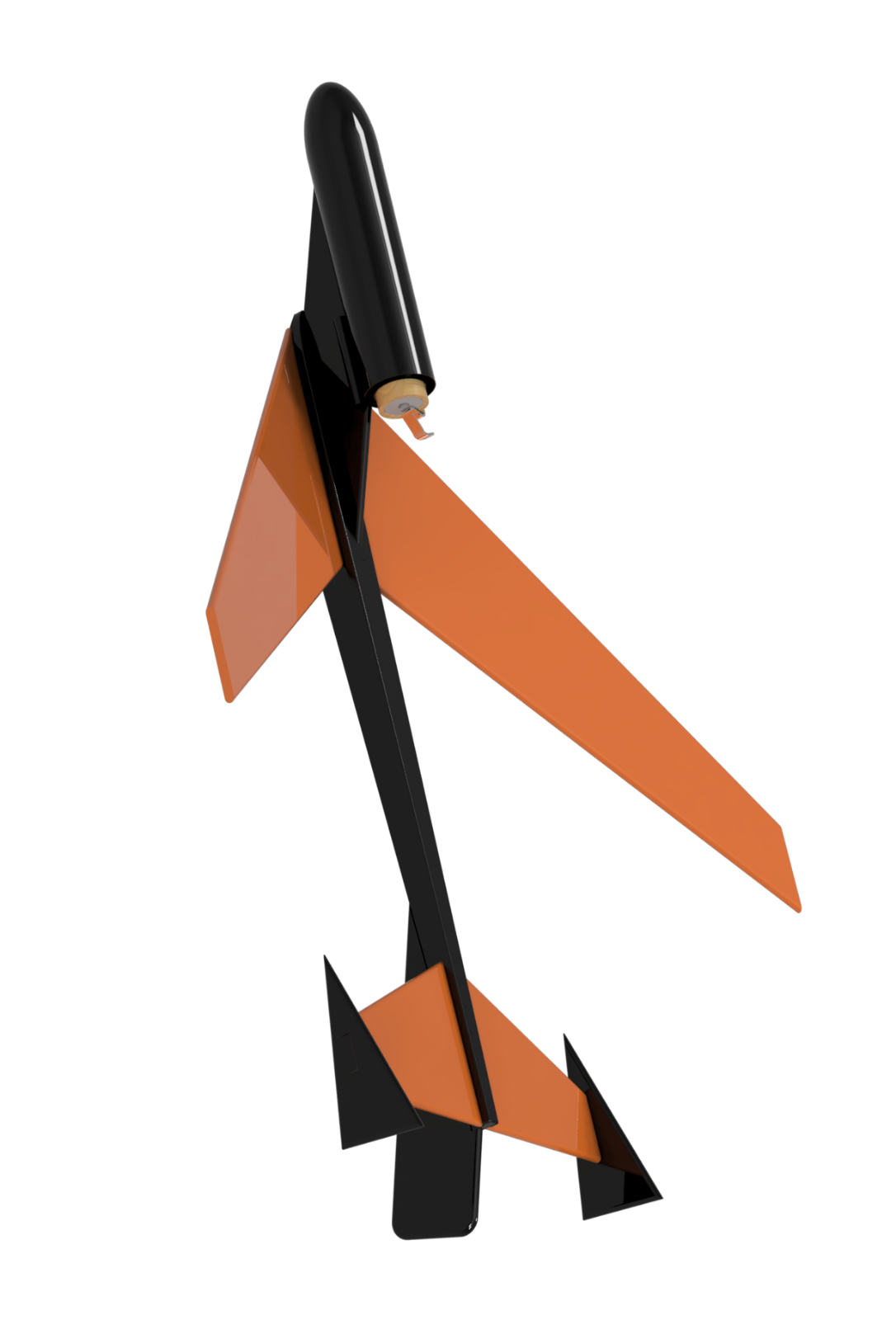 Semroc Flying Model Rocket Kit Hawk KV-65 *New Re-Design*