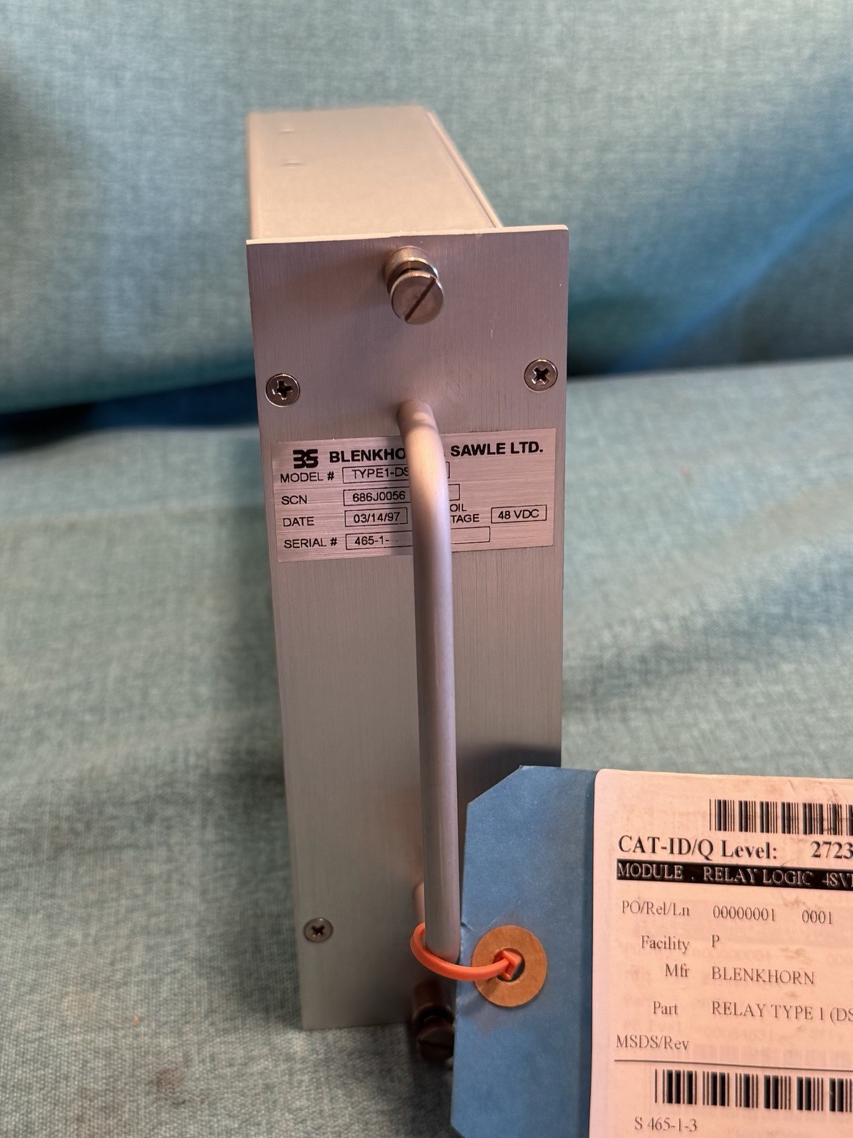 Blenkhorn and Sawle Type 1-DS2E Relay