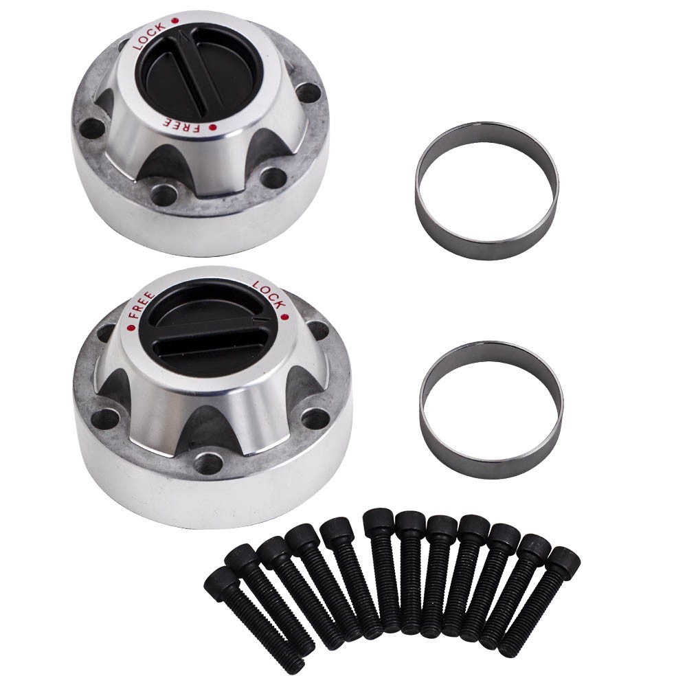 2 Manual Free Wheeling Locking Hubs for Nissan Patrol GU 31 Splines