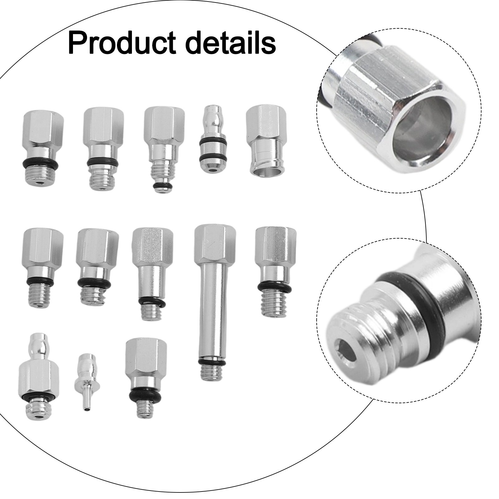 Bike Hydraulic Tools 13 Pieces Brake Bleed Kit Compatible For Most Brakes