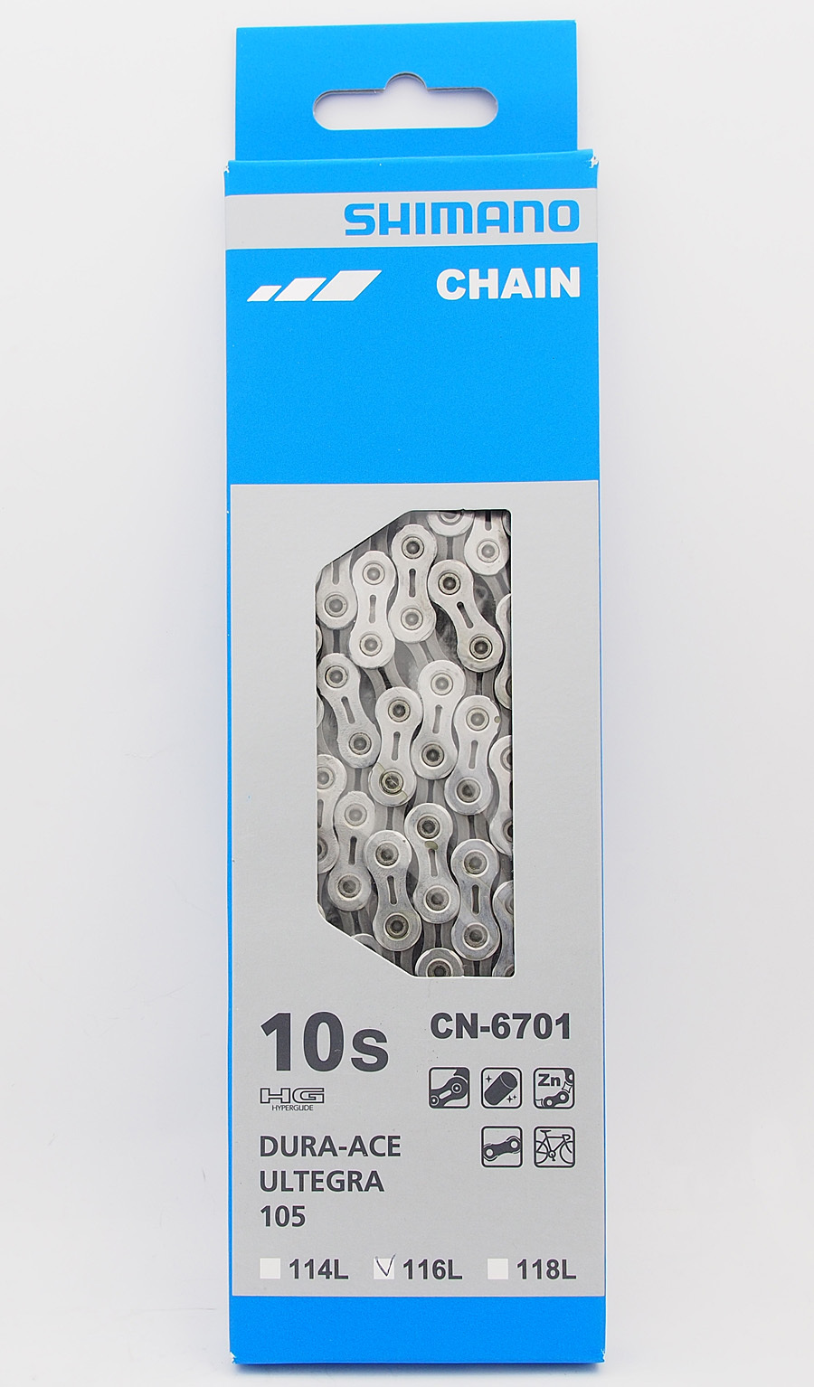 Shimano ULTEGRA CN-6701 10 Spd Chain 116 links, fits Dura Ace 105