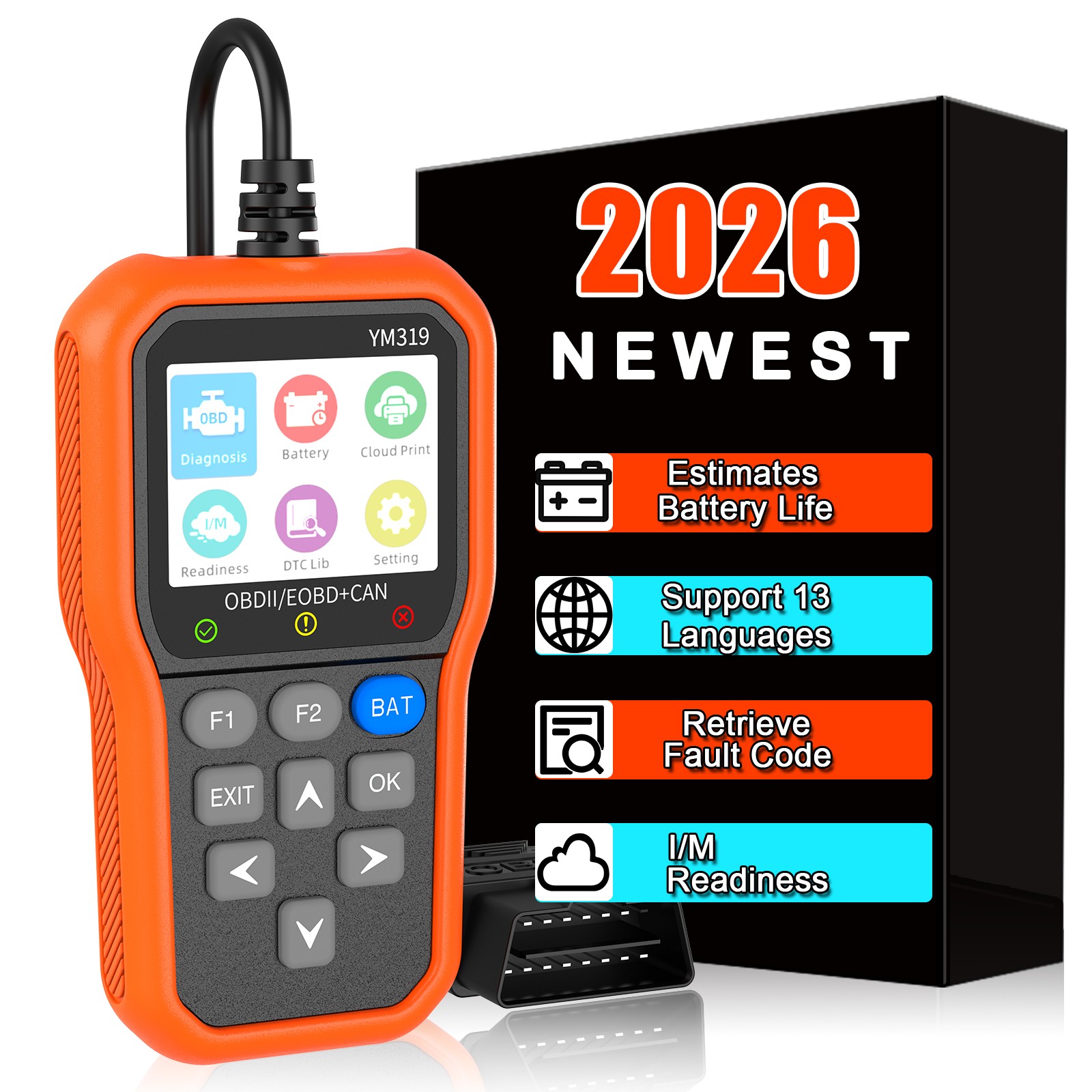 For Mercedes Benz All System Bidirectional OBD2 Scanner Diagnostic